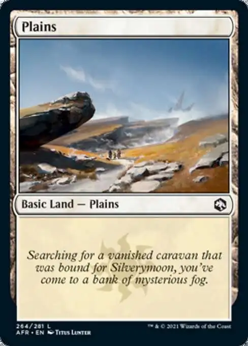 MtG Trading Card Game Adventures in the Forgotten Realms Common Plains #264