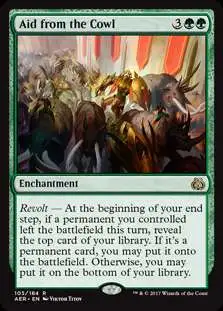 Magic The Gathering Trading Card Game Aether Revolt Single Card Rare Aid  from the Cowl 105 FOIL - ToyWiz