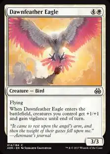 MtG Trading Card Game Aether Revolt Common Foil Dawnfeather Eagle #14