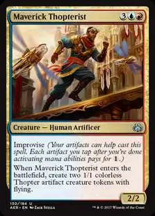 MtG Trading Card Game Aether Revolt Uncommon Maverick Thopterist #130
