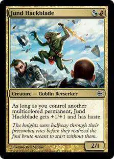 MtG Alara Reborn Common Jund Hackblade #138