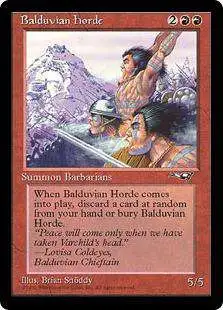 MtG Alliances Rare Balduvian Horde [Lightly Played]