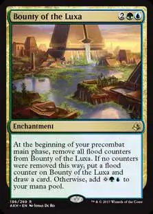 MtG Trading Card Game Amonkhet Rare Bounty of the Luxa #196