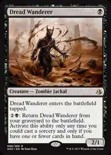 MtG Trading Card Game Amonkhet Rare Dread Wanderer #88