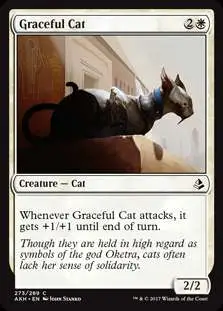 Magic The Gathering Trading Card Game Amonkhet Single Card Common Graceful  Cat 273 - ToyWiz