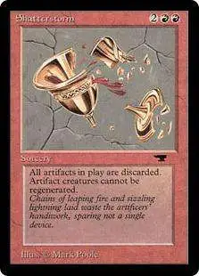 MtG Antiquities Rare Shatterstorm [Lightly Played]