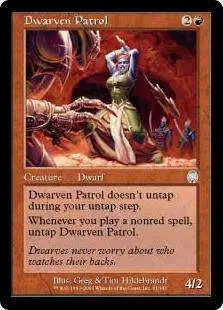 MtG Apocalypse Uncommon Foil Dwarven Patrol #61