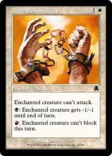 MtG Apocalypse Common Foil Manacles of Decay #14