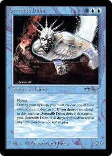 MtG Arabian Nights Rare Serendib Djinn