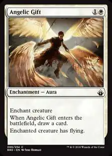 MtG Trading Card Game Battlebond Common Angelic Gift #88