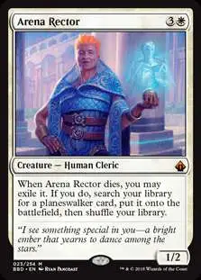MtG Trading Card Game Battlebond Mythic Rare Foil Arena Rector #23