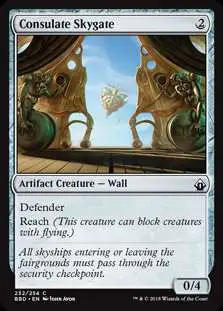 MtG Trading Card Game Battlebond Common Consulate Skygate #232