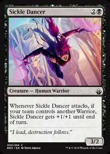 MtG Trading Card Game Battlebond Common Sickle Dancer #50