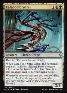 MtG Trading Card Game Battle for Zendikar Uncommon Catacomb Sifter #201