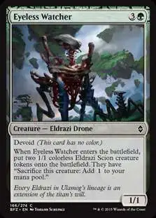 MtG Trading Card Game Battle for Zendikar Common Eyeless Watcher #166