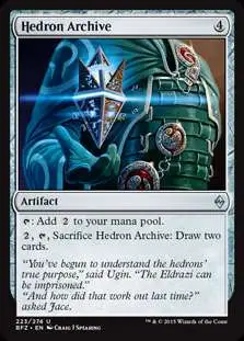 MtG Trading Card Game Battle for Zendikar Uncommon Hedron Archive #223