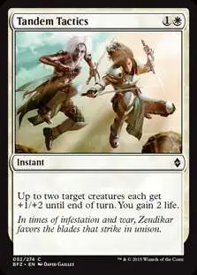 MtG Trading Card Game Battle for Zendikar Common Tandem Tactics #52