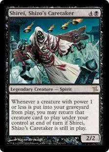 MtG Trading Card Game Betrayers of Kamigawa Rare Shirei, Shizo's Caretaker #81