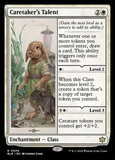 MtG Bloomburrow Rare Caretaker's Talent #6