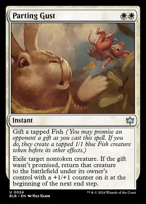 MtG Bloomburrow Uncommon Parting Gust #24