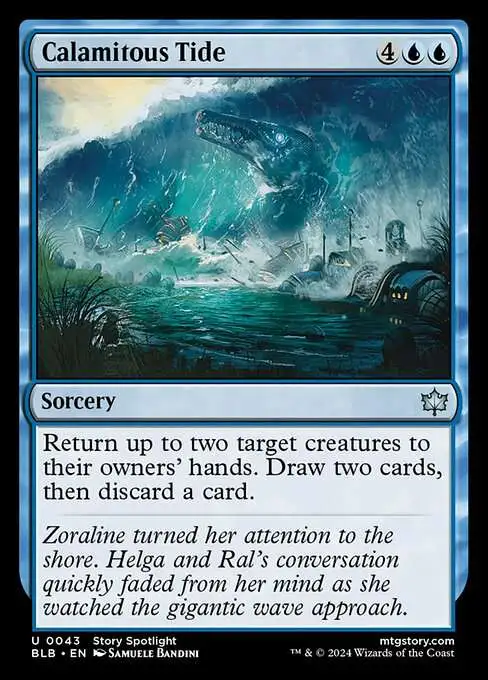 MtG Bloomburrow Uncommon Calamitous Tide #43