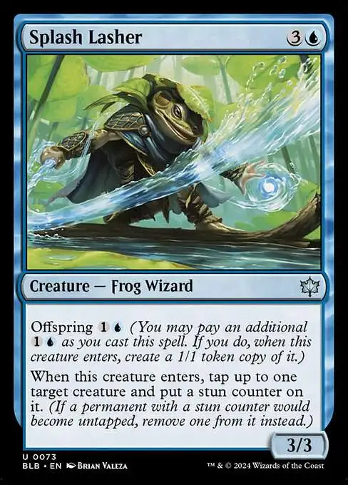 Magic The Gathering Bloomburrow Single Card Uncommon Splash Lasher 73 -  ToyWiz