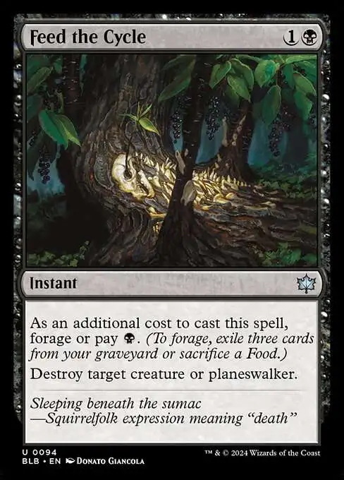 MtG Bloomburrow Uncommon Feed the Cycle #94