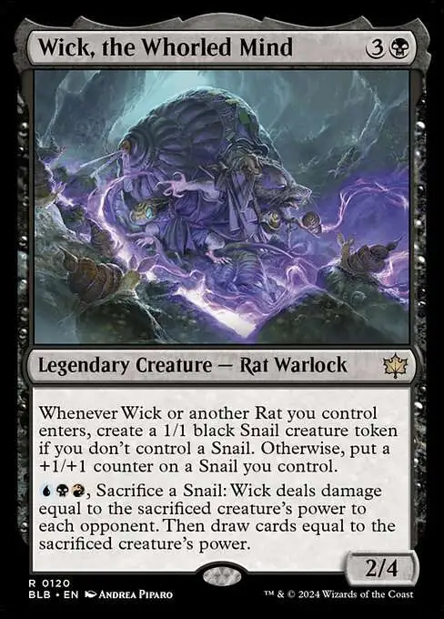 mtg bloomburrow rare cards Magic The Gathering Single Card Wick, the Whorled Mind 120 Pre-Release Players will put their best paws forward The Most Valuable Uncommons In