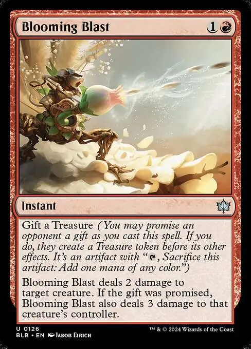 mtg bloomburrow gift cards Magic: The Gathering Bundle an epic MtG Bloomburrow Uncommon Long River's
