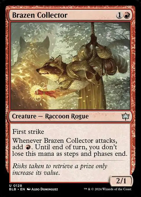 MtG Bloomburrow Uncommon Brazen Collector #128