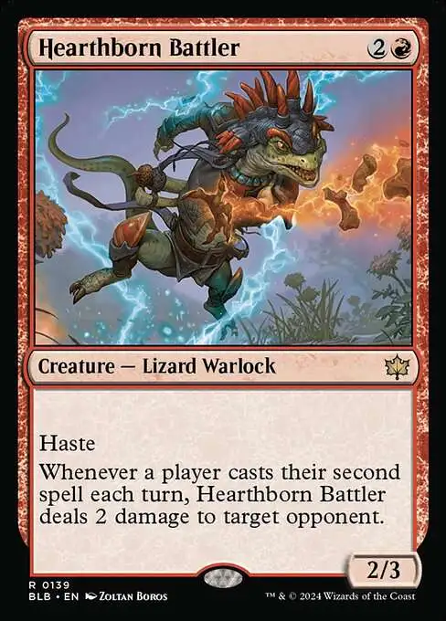 MtG Bloomburrow Rare Hearthborn Battler #139 [Pre-Release]