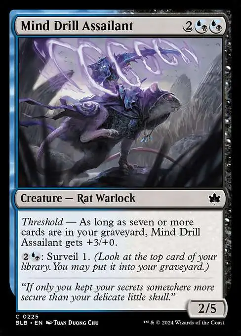 MtG Bloomburrow Common Mind Drill Assailant #225