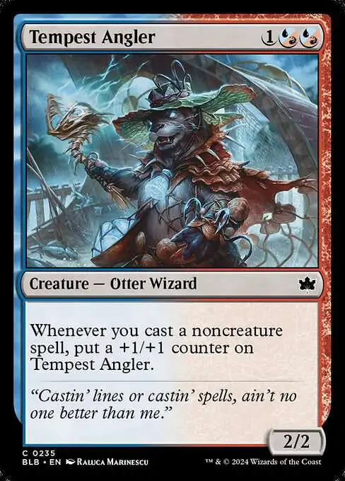 MtG Bloomburrow Common Tempest Angler #235