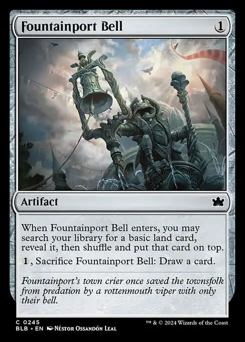 MtG Bloomburrow Common Fountainport Bell #245