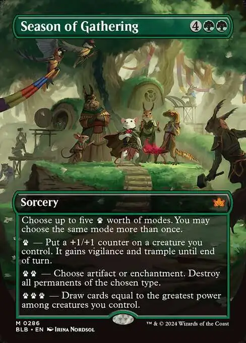 mtg bloomburrow season cards The Best For Commander combined into one Season of Gathering | Bloomburrow