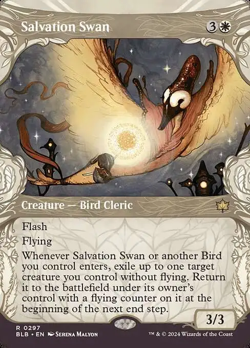 mtg bloomburrow showcase cards Portent of Calamity Bloomburrow (BLB) #305 Illustrated by Mariah Tekulve Magic David's second MTG Bloomburrow card