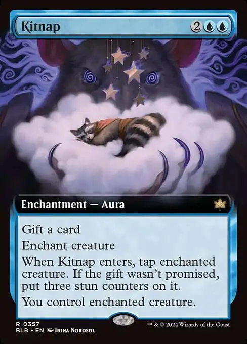MtG Bloomburrow Rare Kitnap #357 [Extended Art]