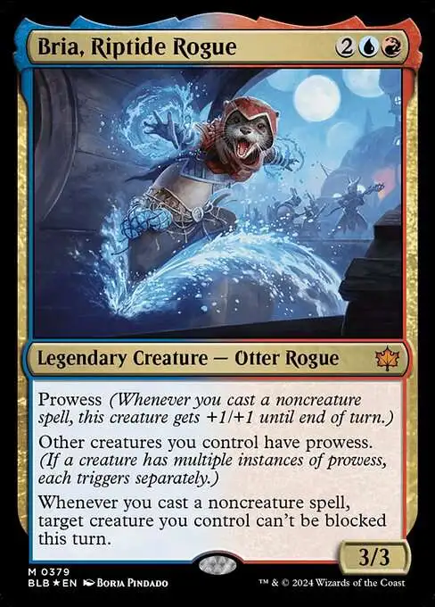 best card in bloomburrow mtg Magic The Gathering Single Mythic Rare Bria, Riptide Rogue 379 Starter Deck FOIL Bloomburrow:Best New Cards For Standard