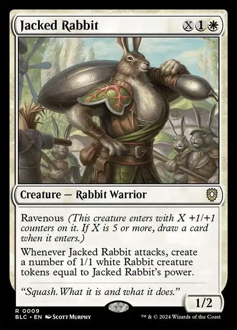 MtG Bloomburrow Commander Rare Jacked Rabbit #9