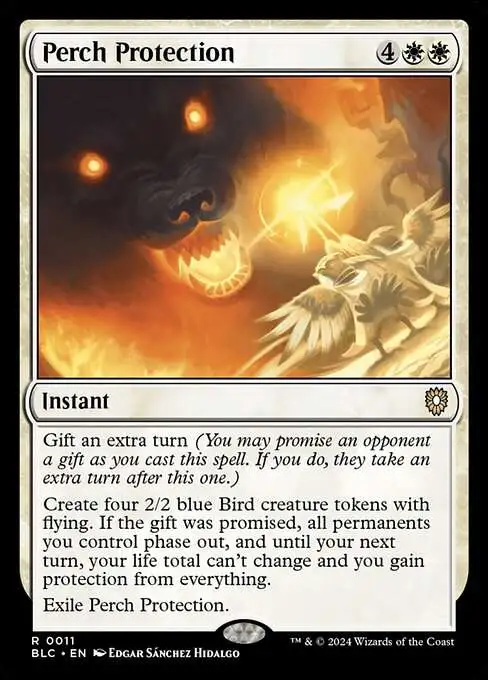 Magic The Gathering Bloomburrow Commander Single Card Rare Perch Protection 11 - ToyWiz Magic The Gathering Bloomburrow Commander Single Card Rare Perch Protection 11 - ToyWiz