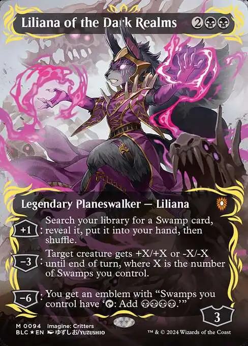 mtg liliana cards Magic the Gathering Liliana Vess 24K Gold Plated Metal Card – Good Game
