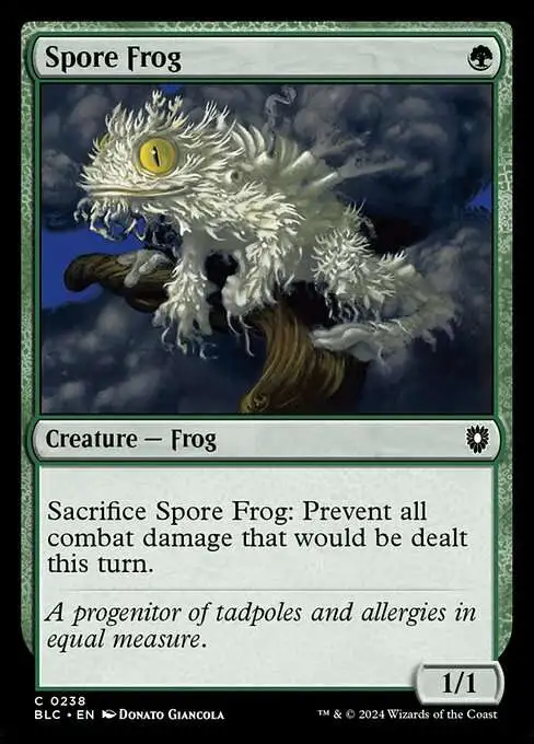 MtG Bloomburrow Commander Common Spore Frog #238