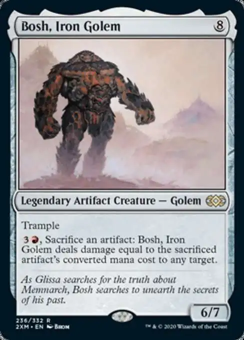 MtG Double Masters Rare Bosh, Iron Golem #236