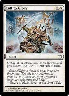 MtG Champions of Kamigawa Common Call to Glory #4 [Lightly Played]