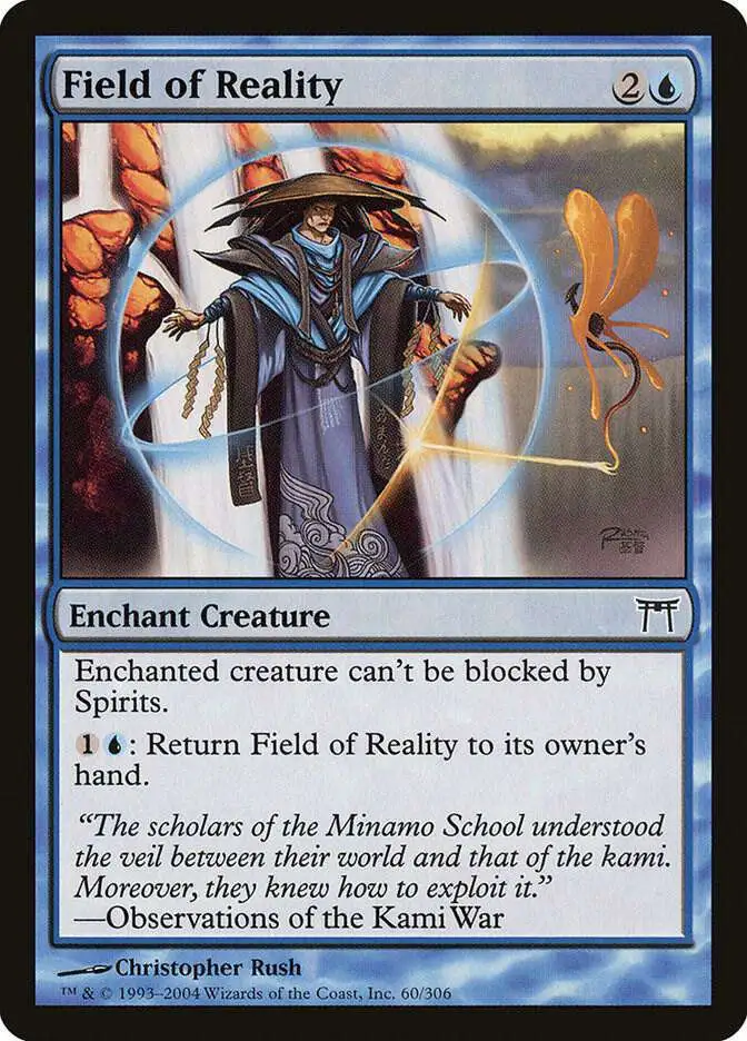 MtG Champions of Kamigawa Common FOIL Field of Reality #60