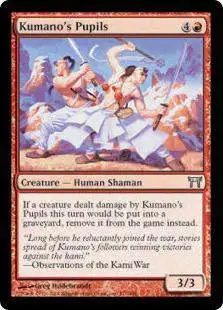 MtG Champions of Kamigawa Uncommon Foil Kumano's Pupils #177