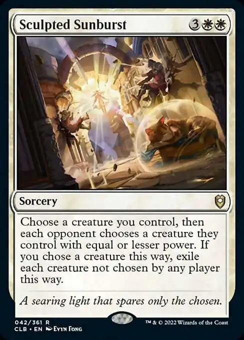 Magic The Gathering Trading Card Game Commander Legends Dungeons Dragons  Battle For Baldurs Gate Single Card Rare Sculpted Sunburst 42 - ToyWiz