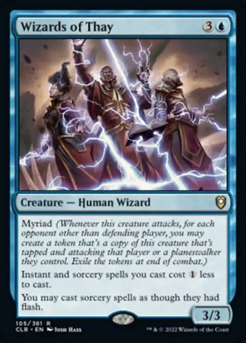 MtG Trading Card Game Commander Legends: Dungeons & Dragons Battle Rare Wizards of Thay #105