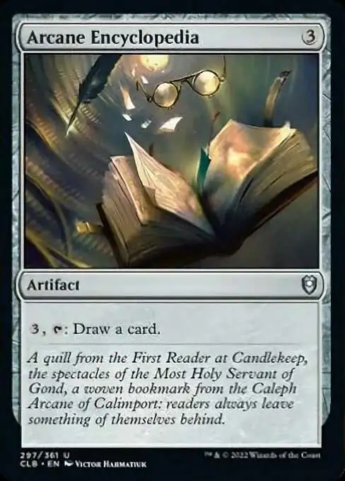 mtg card encyclopedia Arcane Encyclopedia (foil)