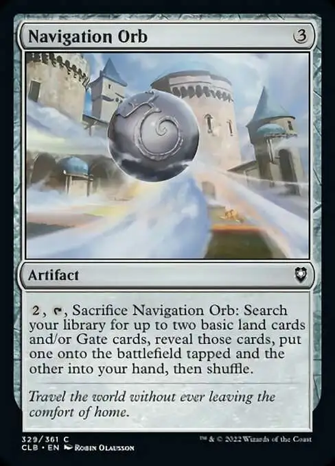 MtG Trading Card Game Commander Legends: Dungeons & Dragons Battle Common  Navigation Orb #329
